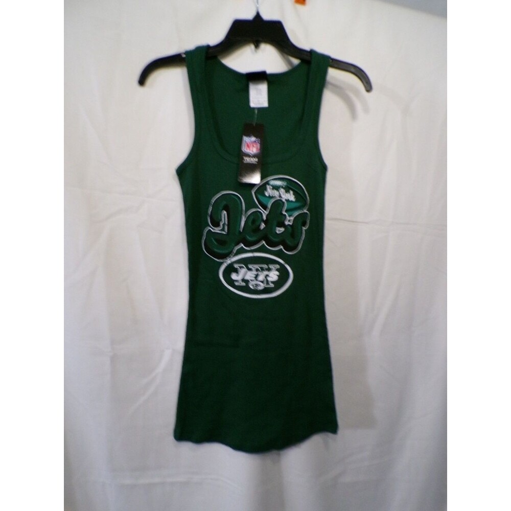 NY Jets Team Apparel Women's Tank Top Green M Scoop Neck